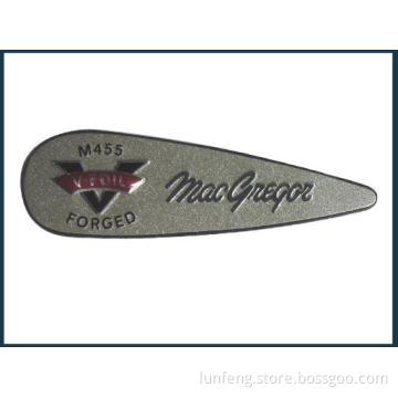 metal nameplate